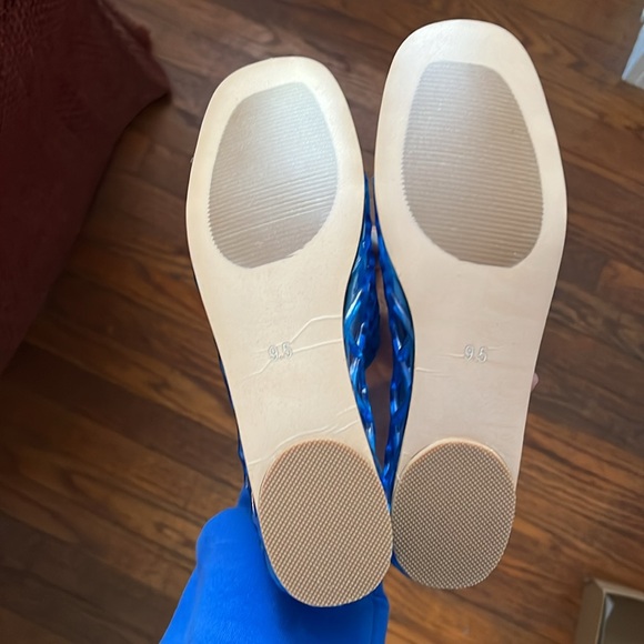 Blue jelly mesh flats - Picture 5 of 5